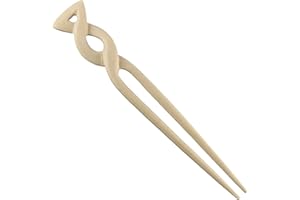 ISLAND PIERCINGS Haarnadel, Haargabel, zum Hochstecken langer Haare, Handarbeit, aus Holz, HN285