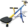 stargo 360 Swivel Spinning Seesaw for Kids, Teeter Totter with Adjustable Frame 46-70”, Indoor or Outdoor Playground Equipment