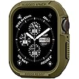Spigen Rugged Armor Compatible with Apple Watch Case for Series 9/8/7 45mm and 44mm Series 6/SE/5/4 - Olive Green