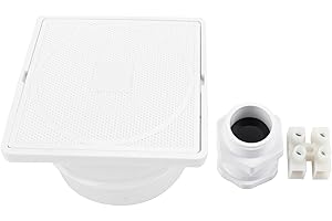 HERCHR Pool Anschlussdose Unterwasser-Lichtverteilungsanschluss Spritzwassergeschützter Anschlusskasten für das Ersatzzubehör für Schwimmbäder