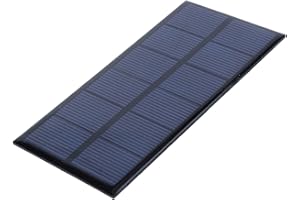 RITOEASYSPORTS Panel słoneczny 1 W 3 V, mini panel słoneczny DIY krystaliczny silikonowy panel słoneczny do ładowarki DIY