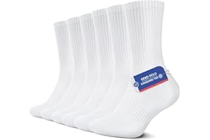Utensilsto 8 Paar Tennissocken - Weiß, Baumwolle, Größe 36-40