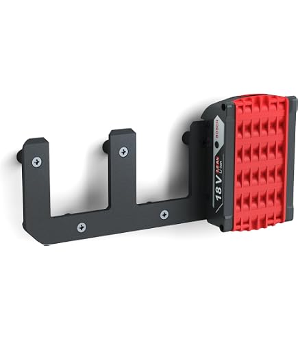 HOSPAOP 8 supporti da parete per dispositivi a batteria Makita da 18 V, supporto per trapano per utensili elettrici, supporto per avvitatore con 32