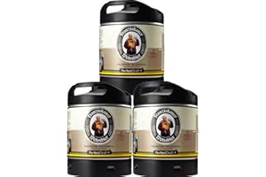 PerfectDraft Pack 3 fûts de bière de 6 litres - Compatibles avec la tireuse 15 euros de consigne INCLUS (Franziskaner Weissbier)
