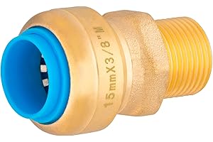 NT NOYON & THIEBAULT Raccord automatique universel Ø15 mâle 12x17 (3/8) TOUT PUSH