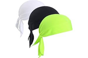 VIAUMBR Czapka bandana pod kask rowerowy, letnia, chusta na głowę, chusta na głowę, piratów, przewiewny materiał, do pływania, joggingu, biegania, wędrówek, wędrówek górskich, jazdy na rowerze i motocyklu
