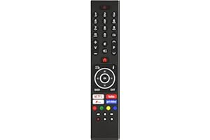 Riry Replacement Universal Remote Control for techwood Logik Digihome Finlux Bush Celcus Polaroid Hitachi VESTEL JVC Remote Control Smart HD LED TV -No additional setup required