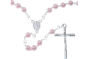 Alexander Castle Rose Pink 6mm Rosary Beads
