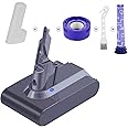 ARyee V7 Battery Compatible with Dyson V7 Trigger, V7 Animal, V7 Fluffy, V7 Motorhead Vacuum Cleaner(Including 1pcs Brush, 1pcs Pre Filter and 1pcs Post Filter)