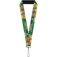 Buckle-Down 'Loser' Quote Lanyard - Colorful Nylon Key Lanyard With Detachable Clip, Made In USA