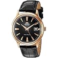 Orient '2nd Gen Bambino Version I' Japanese Automatic Stainless Steel and Leather Dress Watch
