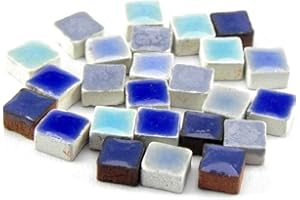 ALEA MOSAIC Mini Mosaiksteine 5x5mm, 1000 Stück, mix blau, MXBL