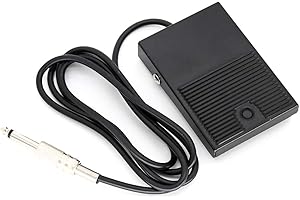 F SEASON Pedal de tatuaje para máquina de tatuaje Negro