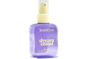 Jean & Len Body Mist Dream Cloud, krämigt mjuk doft av macadamia, vanilj & karamell, med panthenol & vaniljextrakt, långvarig, vegansk kroppsspray, 100 ml