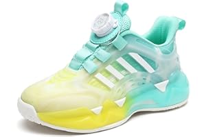 ACosySch Chaussures de Sport à Boucle pivotante pour Enfants et Adolescents, Chaussures de randonnée, Chaussures de Course, Chaussures de Basket-Ball, Chaussures Junior 27-39