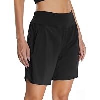 Libin Short De Sport 5'' Pour Femme - Running, Yoga Et Gym Avec Doublure Respirante Et Poches Zippées