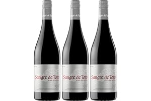 Miguel Torres Sangre de Toro Tinto 0.0 Rotwein alkoholfrei Wein trocken vegan Spanien Inkl. FeinWert E-Book (3 x 0,75l)