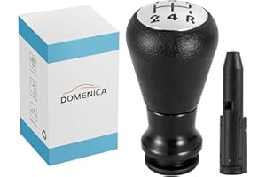 DOMENICA 5 Vitesses Pommeau de Levier de Vitesse Compatible pour Peugeot 106 107 205 206 207 301 306 307 308 406 407 408 508 605 806 807 2008 3008 5008 Citroen C2 C3 C4 C5 Picasso Saxo Xsara Elysee