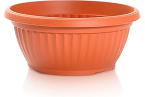 PROSPERPLAST Maceta TERRA 14,5L., dimensiones (mm) 400x400x170, color Terracota