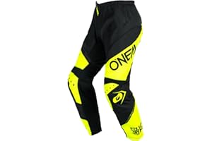 O'NEAL | Pantalones Motocross | Enduro MX | Máxima Libertad de Movimiento, diseño Ligero, Transpirable y Duradero | Pantalones Element Racewear V.24 | Adulto | Negro Rojo