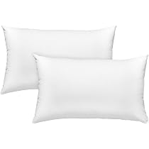 Lot De 4 Oreillers Décoratifs 40x40 Cm – Fibres Douces, Lavables 60°C, Blanc, Certifié Öko-Tex, Fabriqué En UE