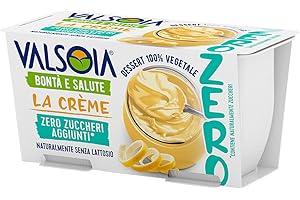 Valsoia - La Crème 100% Vegetale al Gusto Delicato, Fonte di Calcio e Vitamine, Naturalmente Senza Lattosio, Ideale per una Pausa Golosa e Sana, Confezione da 230g