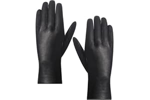 Harssidanzar Mujeres Guantes De Cuero De Napa Italianos De Las Acabada De La Vendimia Forrada