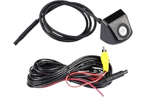 CNFACLU Caméra de recul, caméra de recul étanche CCD de Voiture caméra de recul de Voiture Haute définition avec Fonction de Vision Nocturne pour Voiture(Noir)