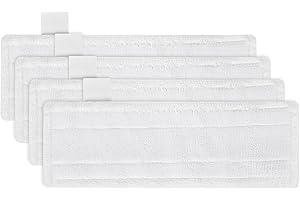 Gudotra Lingette pour Nettoyeur Vapeur Karcher Easyfix SC2 SC3 SC4 SC5 Chiffons Serpillières Bonnettes en Microfibre pour Karcher Easyfix SC Série (lingette blanche-4pcs)