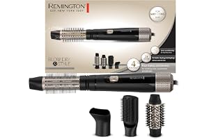 Remington Blow Dry & Style Varmluftsborste, 1000W, 4 utbytbara tillbehör, 2 värme/-hastighetslägen, 1,8m sladd, AS7500