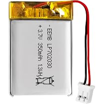 Batterie Lithium Polymère 3,7V 500mAh (403048) Avec Connecteur JST - Pour Blue Parrott Et Autres Appareils - 2