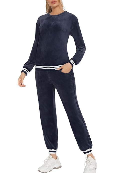 Survetement Pyjama PiÃ¨ces Femme Jogging Femme Ensemble Pyjama