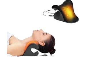 ABB4US | Dispositivo Termico di Trazione Cervicale | Lettino Riscaldato per il Collo e le Spalle | Cuscino Chiropratico | Sollievo dal Dolore e Stretching