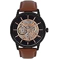 Titan Automatics Black Dial Automatic Leather Strap Analog Watch for Men-NS90110NL01/NT90110NL01
