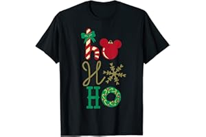 Disney Mickey Icon Ho Ho Ho Holiday T-Shirt T-Shirt