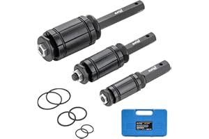 KATSU TOOLS KATSU 3 Pezzi Tubo di Scarico Espansore 1,1/8" - 3,1/2", Set Attrezzi per Allargare la Marmitta di Scarico per Personalizzazione Auto