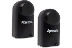 APRIMATIC ER48 – Coppia Fotocellule Universali - A infrarossi – DC 12-24V – Da Esterno - Applicazione a parete – Compatibili con qualsiasi impianto di automazione cancello - Nero