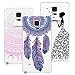 Produktbild Samsung Galaxy Note 4 Hülle VertTek Weich Silikon 3 in 1 Tansparent Handyhülle Durchsichtig Schutzhülle Case Ultradünnen Leichtgewichtt Edui Elegant Malerei Muster Handy Tasche Abdeckung Clear Protective Shell Cover ( Rosa Mandala + Schwarz Mädchen + Blau Dreamcatcher )