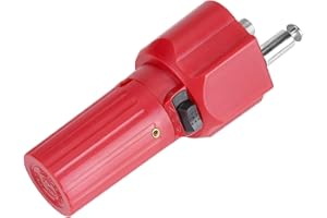 Grillmotor Barbecue Rotator Motor Grillmotor FüR Grillspieß Outdoor BBQ Werkzeug Zubehör Changor Roter Grillmotor, aus ABS + Metall, drehbarer Grill, langlebig und robust