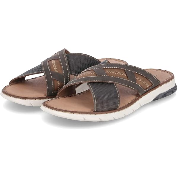 Mules Rieker Homme 21064-24 - Souples Et Confortables