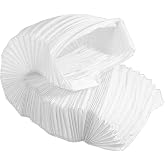SPARES2GO Flexible PVC Rectangular Ventilation Hose 220mm x 90mm 3m Length