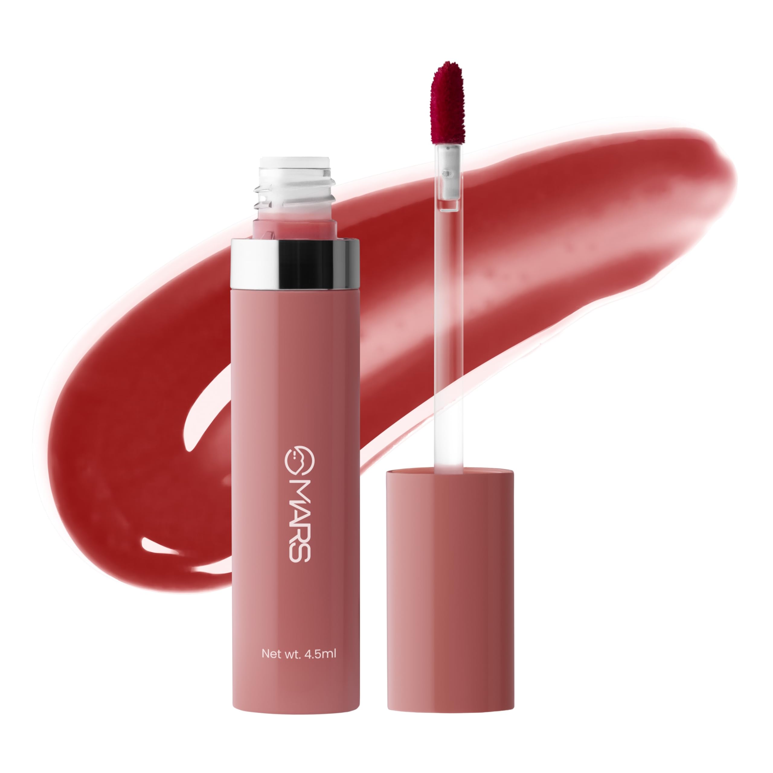 MARS Drip Lip Mist for Women (4.5 ml) (05-Cranberry Drip) | Dual Function | Buildable Color | Glossy Finish | Long-Lasting | 