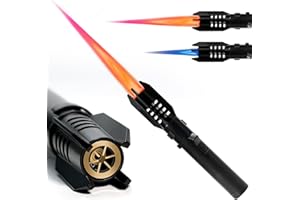 GIRIAITUS Encendedor Mechero Cocina Barbacoa Encendedor Kit Supervivencia para Velas, Chimenea, Barbacoa, Camping（No Incluye Gas 20CM