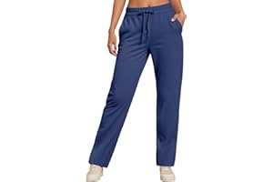 GENERIC Pantalon décontracté taille haute pour femme - Taille haute - Taille élastique - Confortable - Pour un usage quotidien - Automne et hiver - Pantalon décontracté pour femme