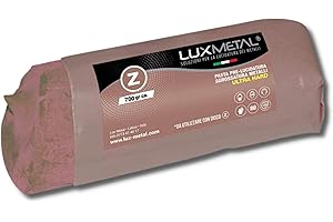 Lux Metal - Pate A Polir Abrasive Ultra Hard Marron 700 g De Polissage Metal Acier Inox Alu Lustrage Aluminium Efface Rayures Bronze Fer Pour Metaux Laiton Nettoyage Cuivre Or Argent Polish Couteau