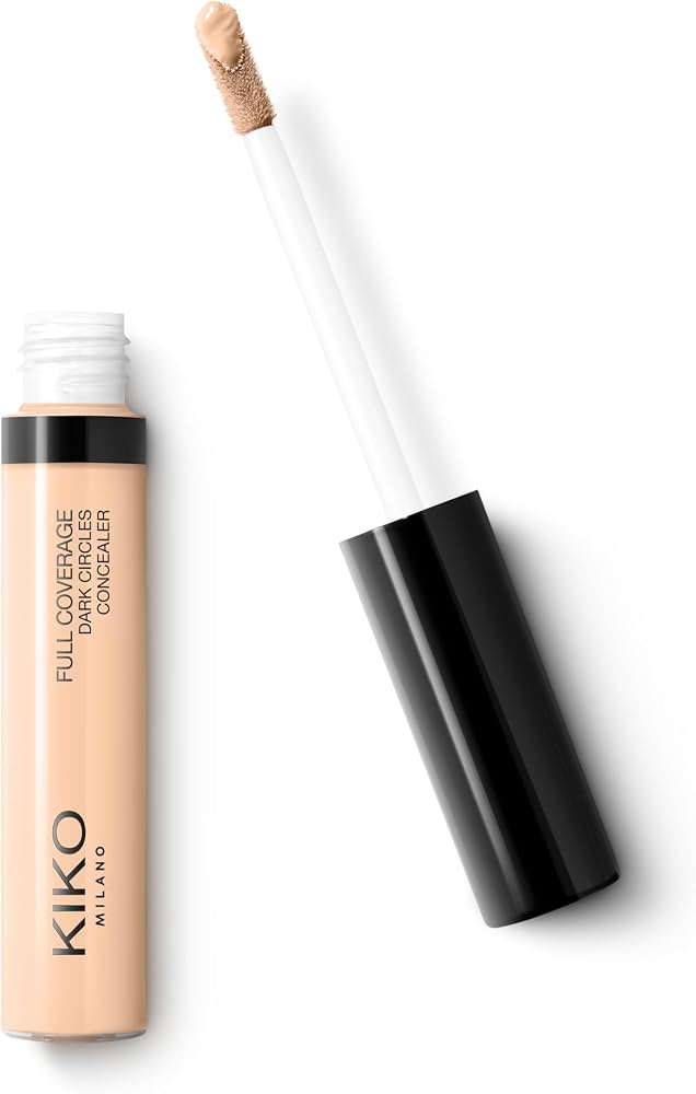 Kiko Milano KIKO Milano Full Coverage Dark Circles Concealer 15, göz çevresi ve yüz için yüksek kapatma gücüne sahip sıvı kapatıcı