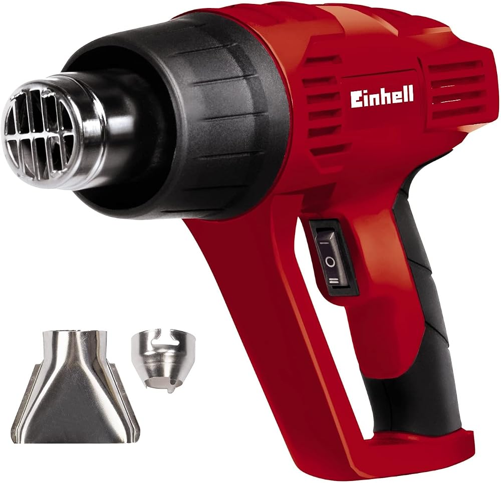 Einhell Sıcak Hava Tabancası TC-HA 2000/1 4520184 | 2000 W | 2 sıcaklık ayarı: 350/550 °C | 2 güç ayarı | aşırı ısınma koruması | 2 parçalı aksesuar seti