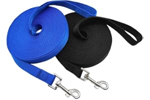 JKG® 10m Dog Training Lead - Strong Dog Leash | Recall Training Harness Leash For Puppy | Puppy Long Line Lead | Small Medium Large Dogs [Up To 35kg]