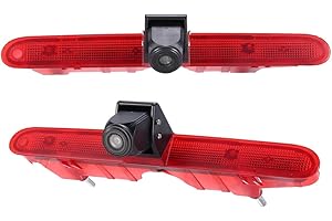 BERLINGAN Voiture troisième caméra Lampe de Frein de Montage sur Le Toit lumière de freinage Vue arrière caméra de recul pour Peugeot Partner 2 II Tepee Rifter/Citroen Berlingo 3 III 4 IV B9 Box 2008-2020