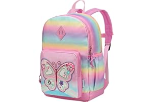 VASCHY Plecak dziecięcy o dużej pojemności, plecak szkolny dla dziewcząt, chłopców, torba szkolna, jednorożec, dinozaur z wieloma przegródkami i bocznymi kieszeniami, dla dzieci w wieku 6-10 lat